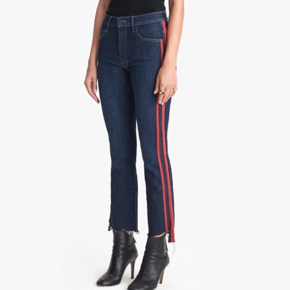 Mother Insider Crop Step Fray Jeans